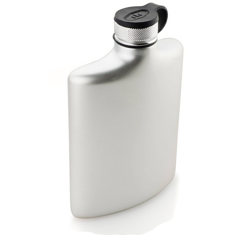 GSI Outdoors 8 Fl Oz Glacier Stainless Hip Flask (Stainless Steel) Outdoor Sports Equipment
