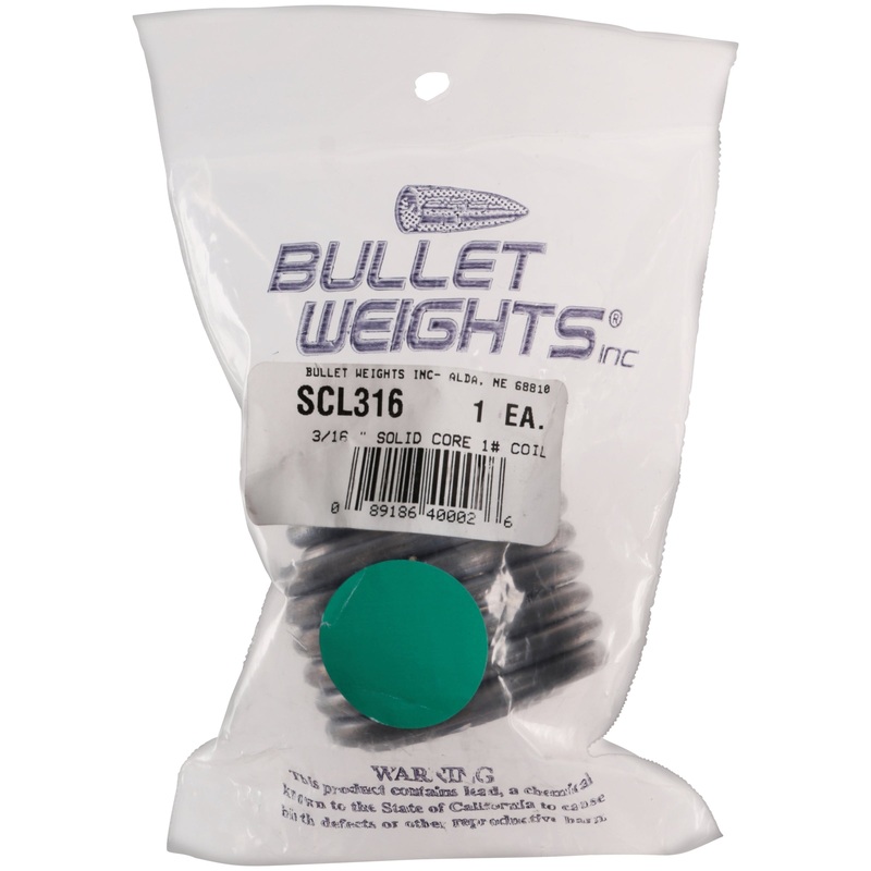 Bullet Weights Lead Wire – 3/16′ – Solid Core