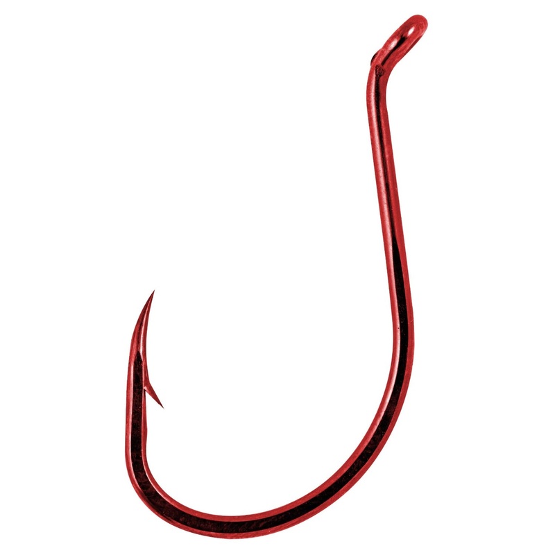 Gamakatsu Octopus Hooks – Red – 1/0 – 100 Pack