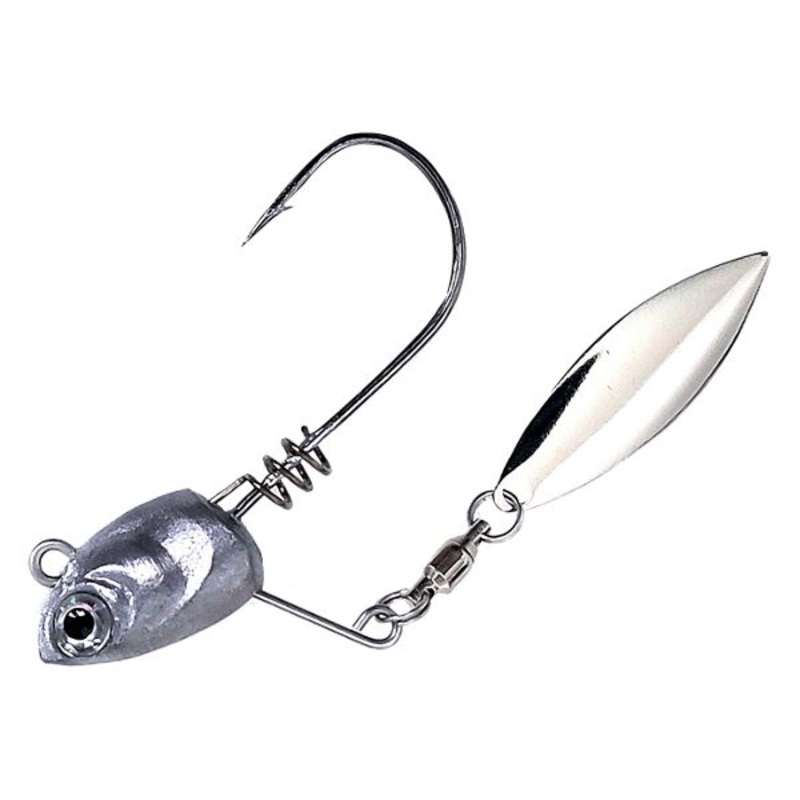 Gamakatsu Underspin Head Mini Nickle 3 Blade Finesse Heavy Cover 10316Oz