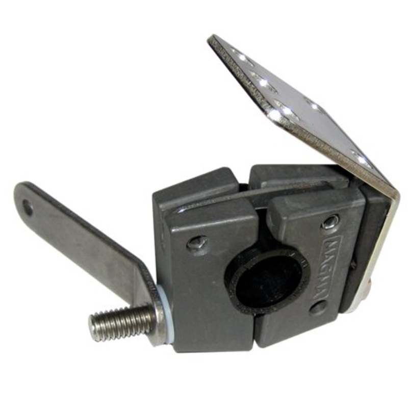 Magma Grills Magma Single Horizontal Round Rail Mount for Rectangular Grills – T-380 – T10-380