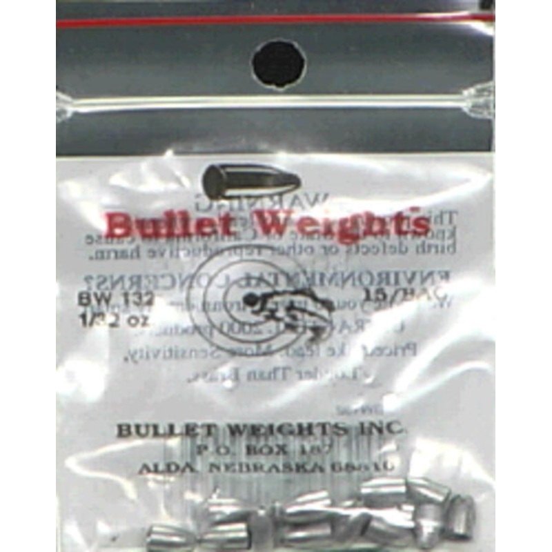Worm Weight Natural 132Oz Ziplock 15Bg