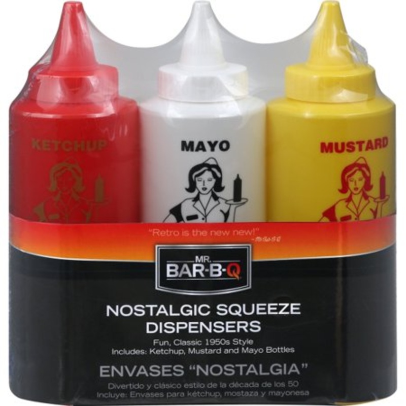 BBQ Grill Accessories Nostalgic Squeeze Dispensers 40196X –