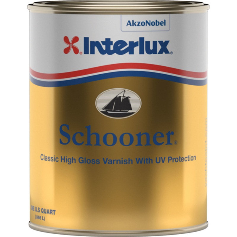 Interlux Y96/QT Schooner Varnish with UV Resistance – Quart