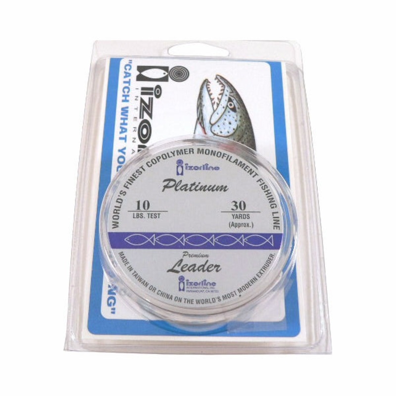 Izorline Green Platinum Mono Leader – 10lb – 30yd Spool – 023105