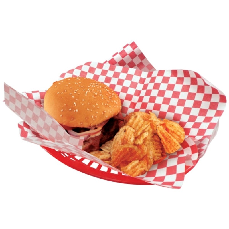 Mr. Bar-B-Q  Serving Utensils  – Classic Serving Basket Liners  Set of 24