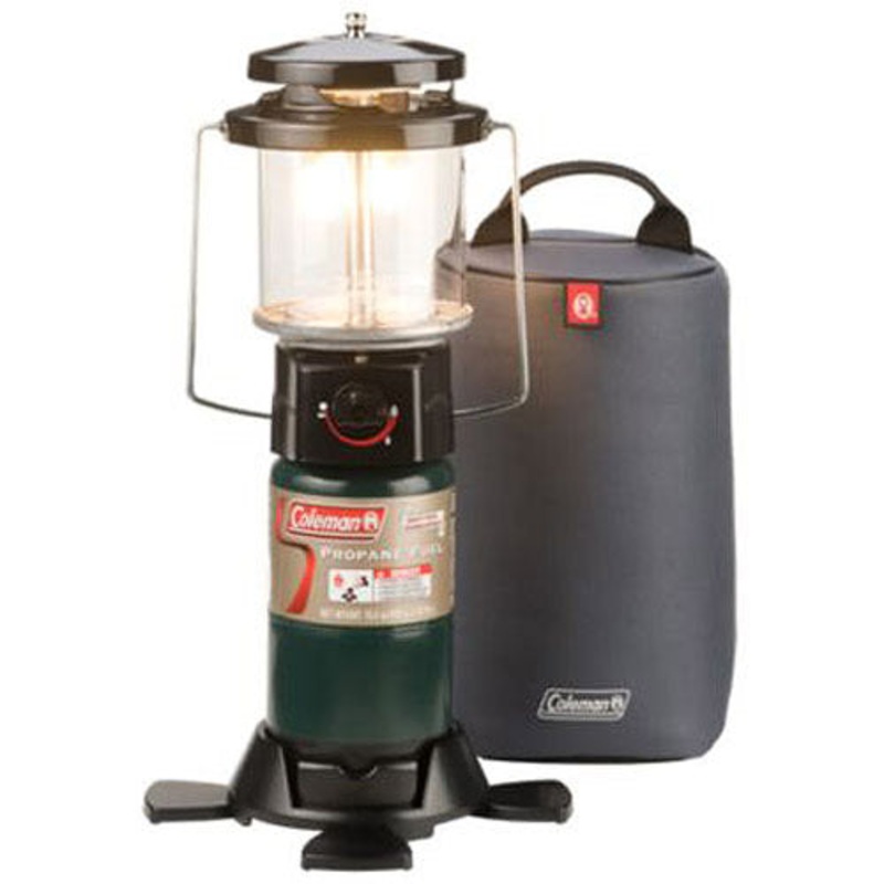Coleman PerfectFlow 12 in. H X 8 in. Dia. Black Propane Lantern with Case Pack of 4 – All