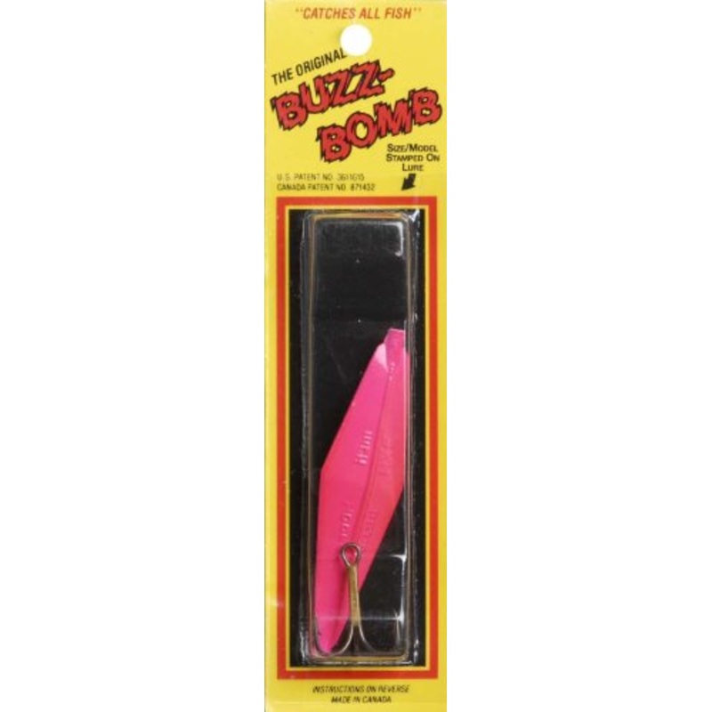 Buzz Bomb 2.5 Inch Hot Pink  Fishing Jigs