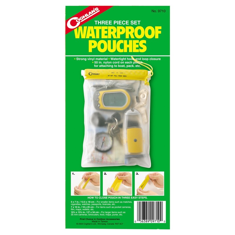 Coghlan’s Water-Resistant Pouches Multicolor
