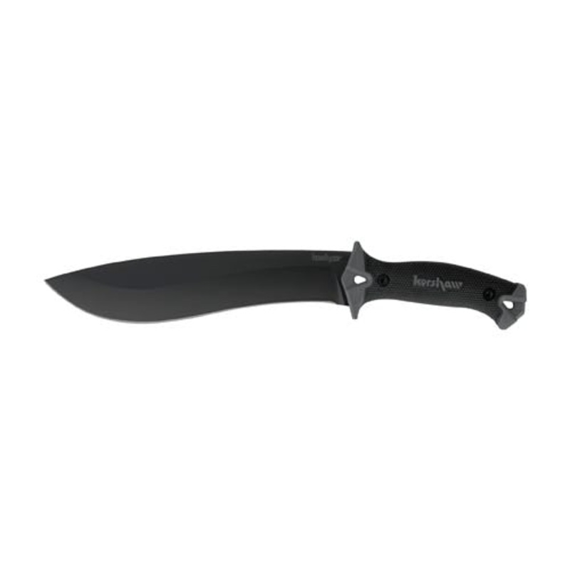 Kershaw Camp 10 Fixed Machete – 10″ Plain Blade with Molded Sheath