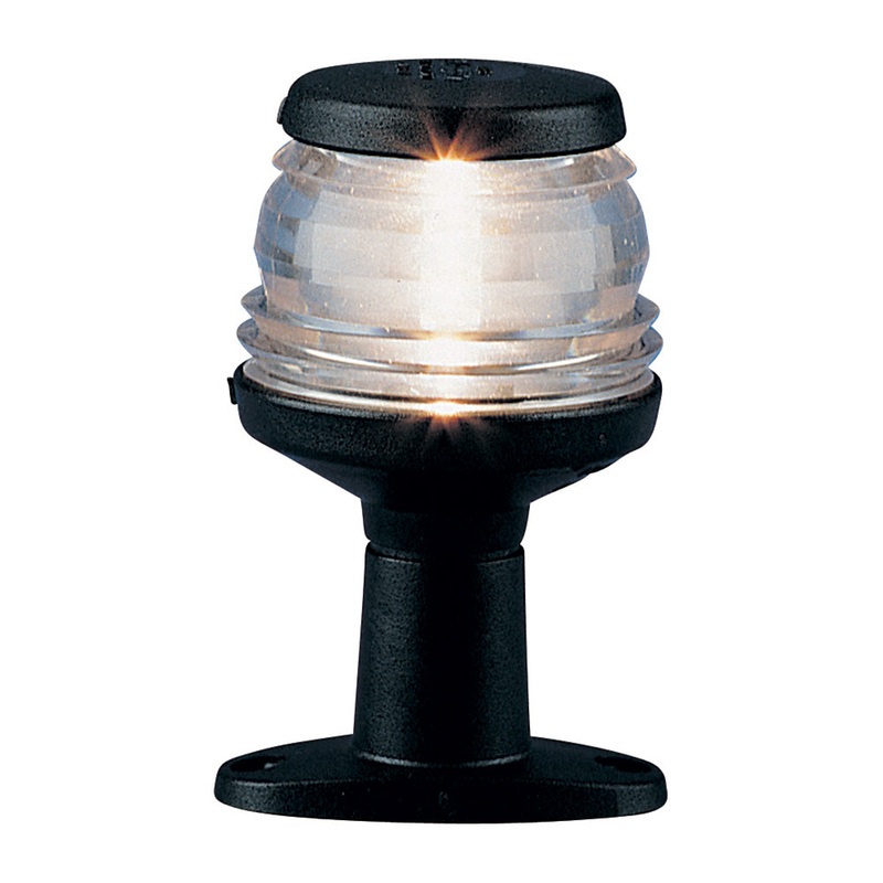 Aqua Signal Boating & Marine Series 20 4 All-Round Pedestal Light – Black Housing Model: 20040-7