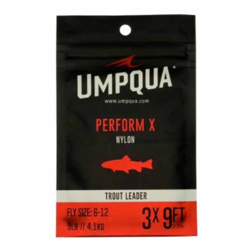 Umpqua Perform X Trout Leader – 7.5ft – 1x