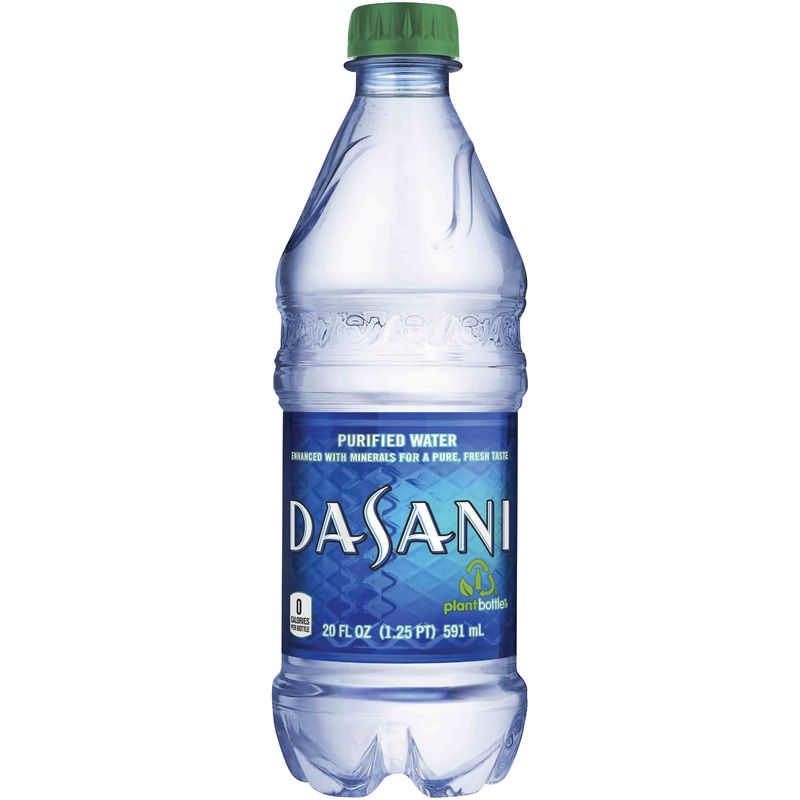 Coca-Cola Dasani Purified Water Bottle Enhanced with Minerals 20 Oz