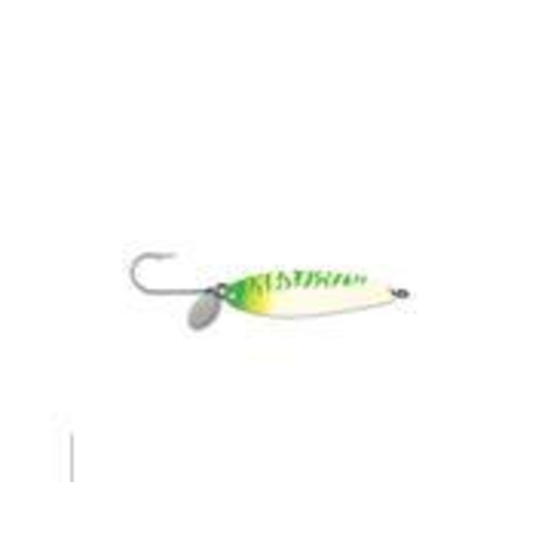 Luhr-Jensen Coyote Spoon 040; 3-1/2″; Everglo Green Tiger