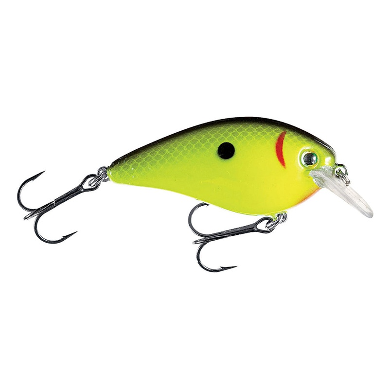 SHCKVDS25-535 Kvd Square Bill Crank Bait – 2.5 in. Chartreuse-Black Back