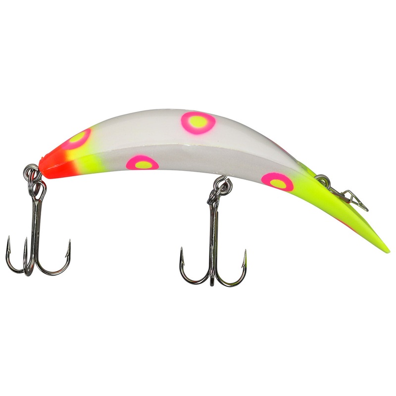 Yakima Bait Flatfish – M2/T50/T55/T60 | Banana Split; 4 1/4 In. ZZZ