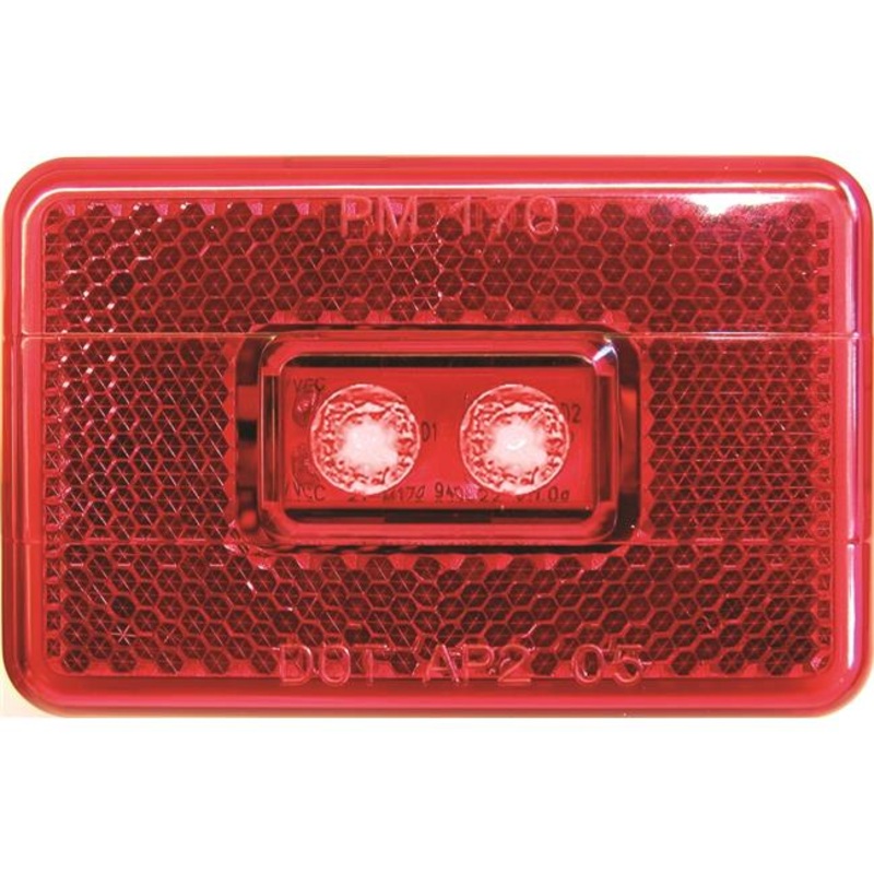 Anderson Marine V170R 9-16V LED Clearance & Side Marker Light with Reflex – Red