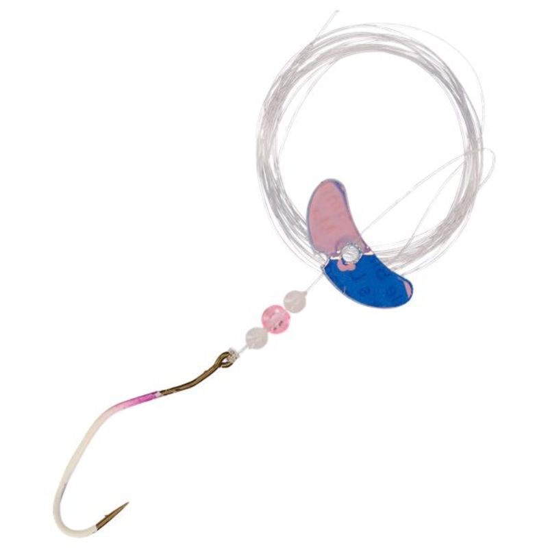 Mack’s Lures Smile Blade Slow Death Pro Hook – UV Purple Haze