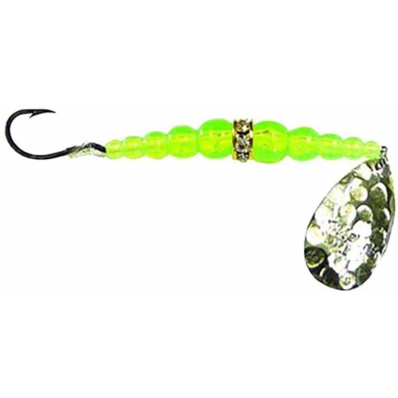Mack’s Lure Wedding Ring Classic Spinner Lures Size 6 Fluorescent Chartreuse