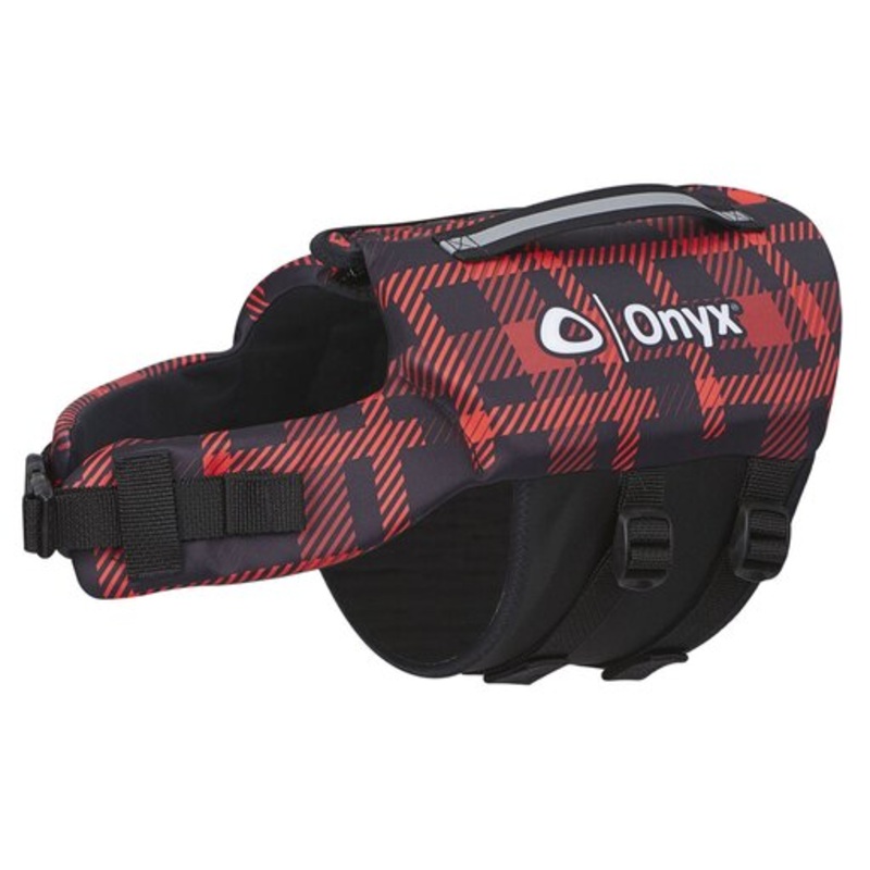 Neoprene Pet Vest Red Plaid XSmall