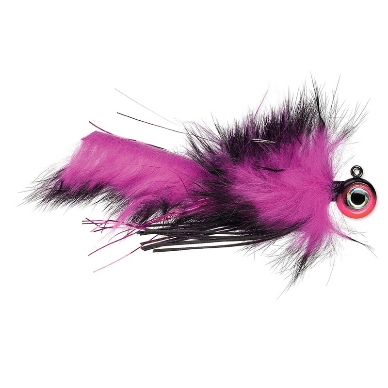 VMC Twitchin’ Jig | Glow Showgirl UV; 3/8 Oz.