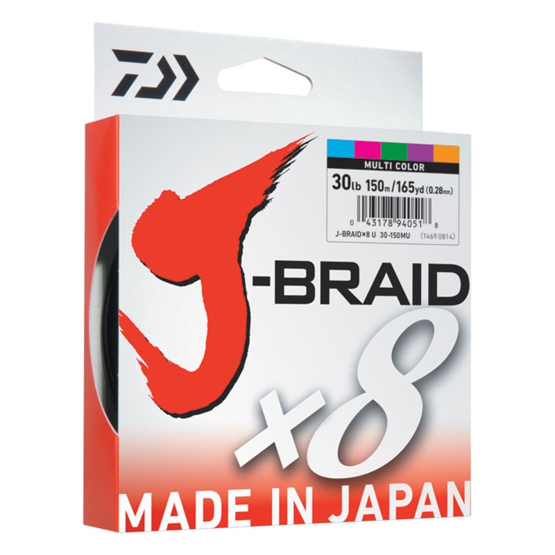 Daiwa J-Braid Chartreuse Filler Spool – 150M 10