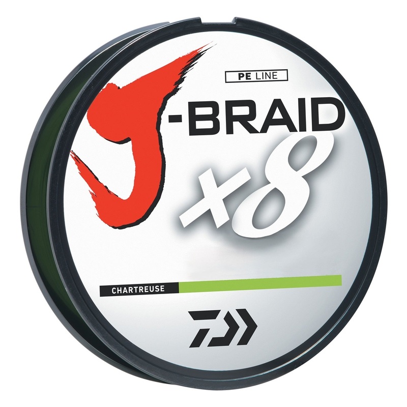 Daiwa J-Braid Chartreuse Line Bulk – 3000M 50