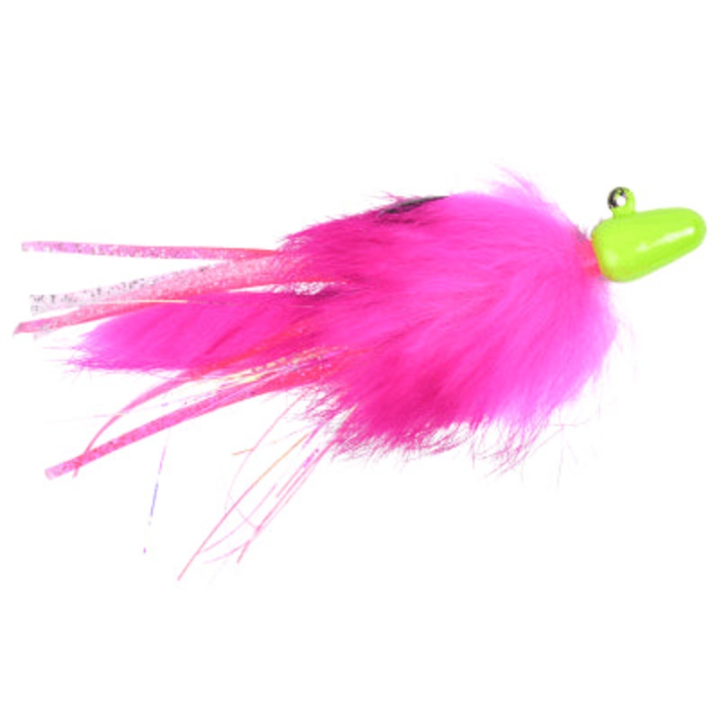 Yakima Bait Twitcher Jig – 3/4 Oz. – Chartreuse/Cerise