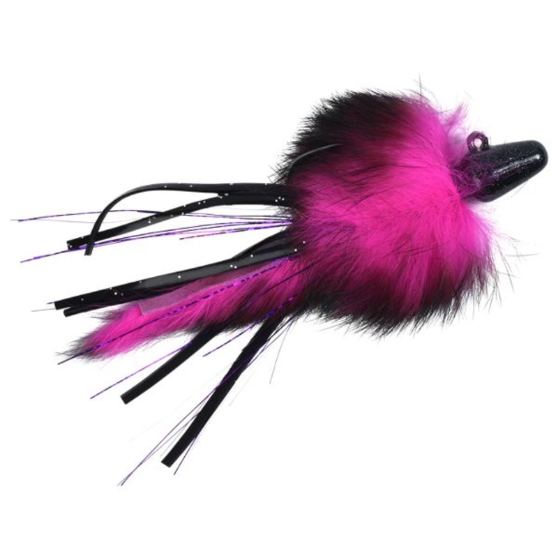Yakima Bait Twitcher Jig – 3/8 Oz. – Black/Cerise/Blue