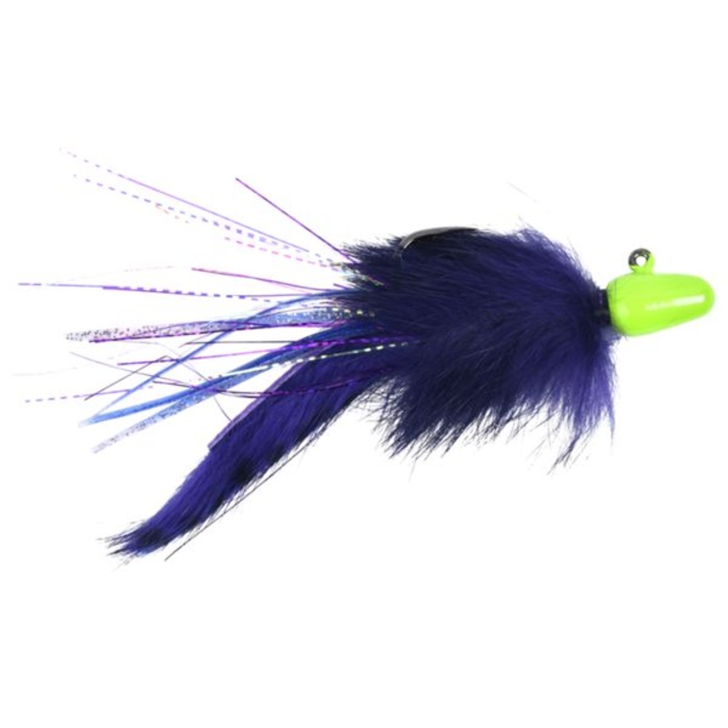 Yakima Bait Twitcher Jig – 3/8 Oz. – Chartrese/Purple