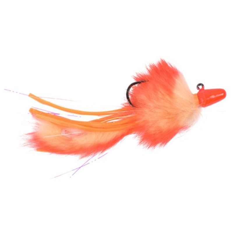 Yakima Bait Twitcher Jig – 3/8 Oz. – Orange/Peach/Flame