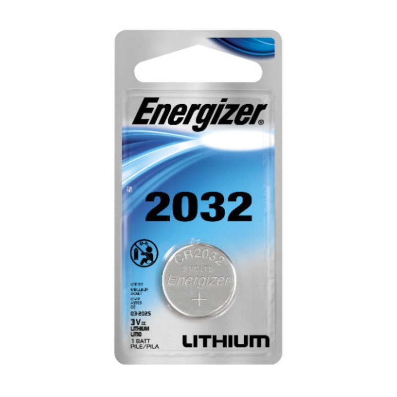 Energizer 2032 Batteries 3V Lithium Coin Batteries – 1 Ct