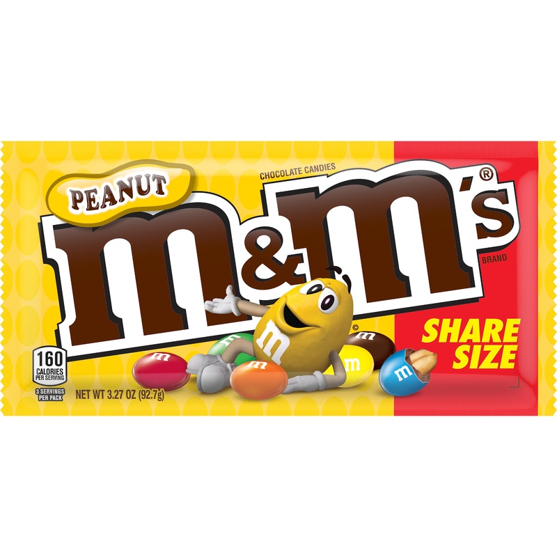 M&M’s Peanut Chocolate Candy – 3.27oz