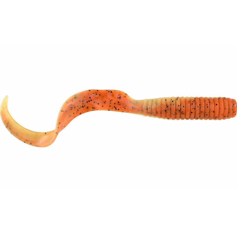 Berkley Gulp! Saltwater Grub – 6 in. – Orange Tiger