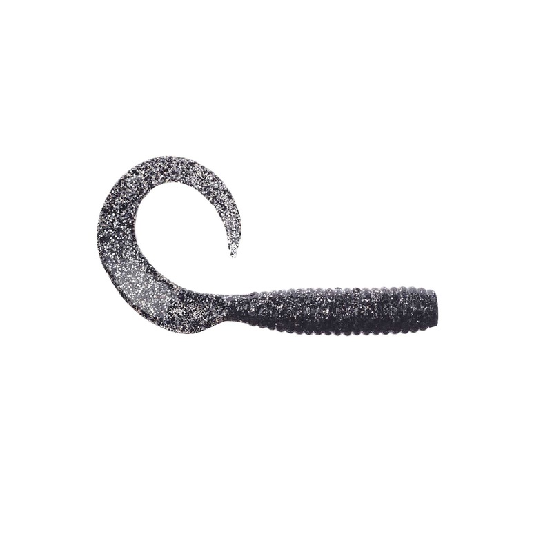 Berkley Gulp! Saltwater Grub – 8 in. – Black Bling