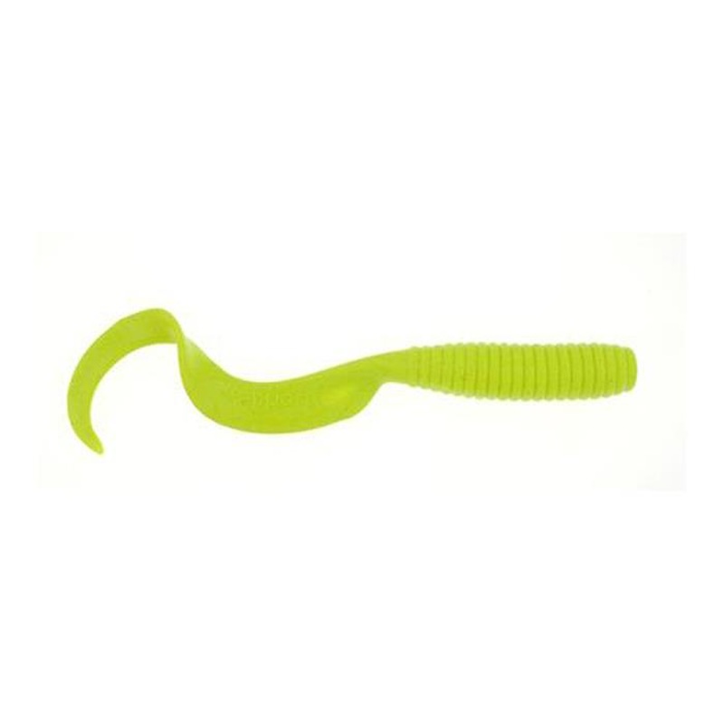Berkley Gulp! Saltwater Grub – 8 in. – Chartreuse
