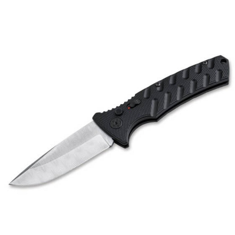 Boker Plus Strike OTS Automatic Black Damast Knife