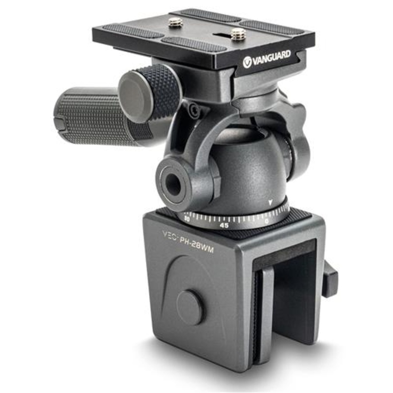 Vanguard Arca Swiss VEO 2 PH-28WM Aluminum Window Mount 8.8 Lbs Capacity Gray