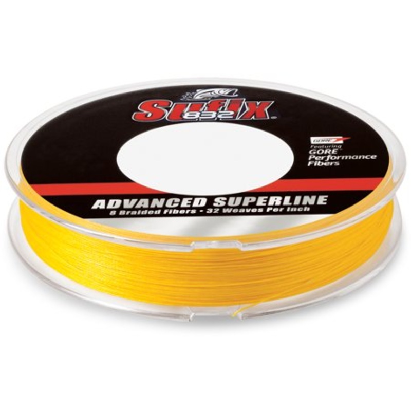 832 Braid 80 Lb Hi-Vis Yellow – 3500 Yds