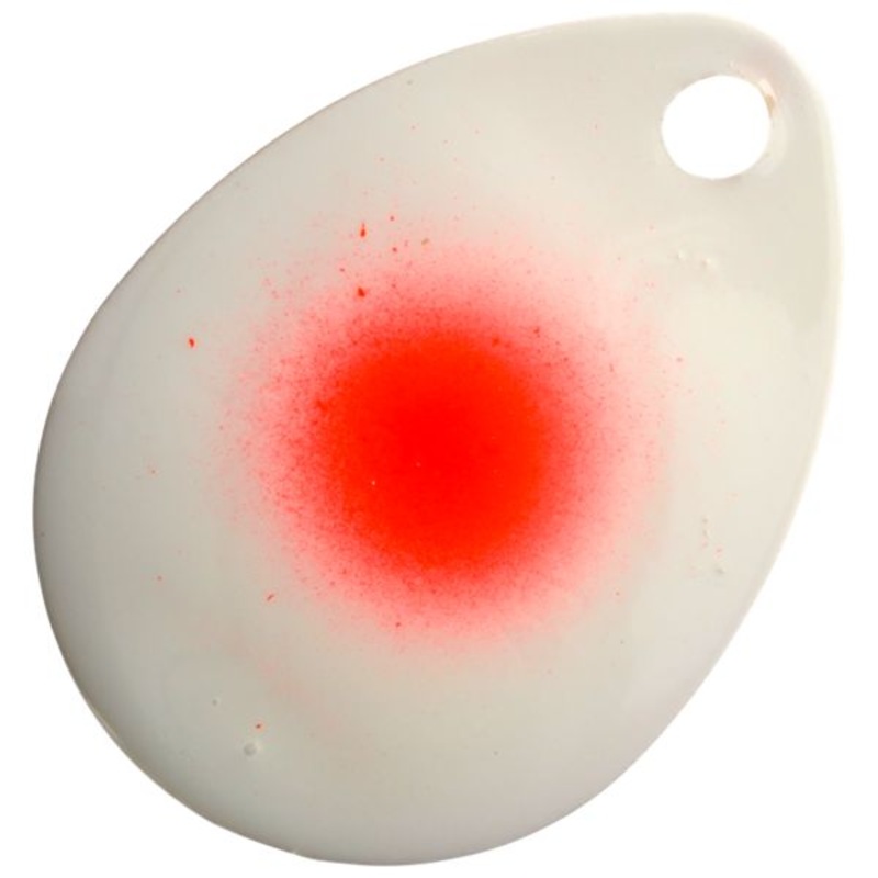 Yakima Bait Hildebrandt Blades 3.5″ 2-Pak Pearl Red Dot