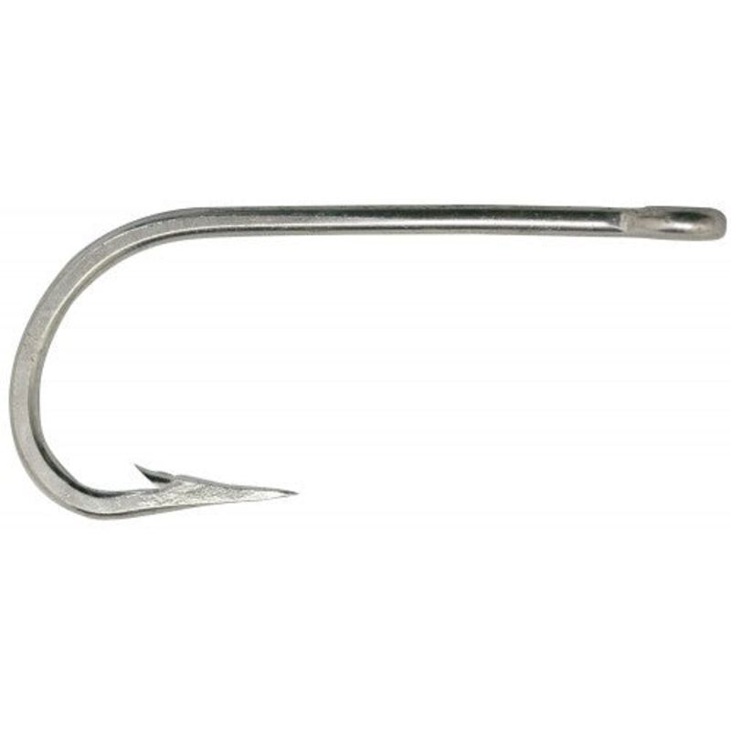 Classic O’Shaughnessy Hook Size 80 Forged Heavy Wire Ringed Eye Duratin 5PK