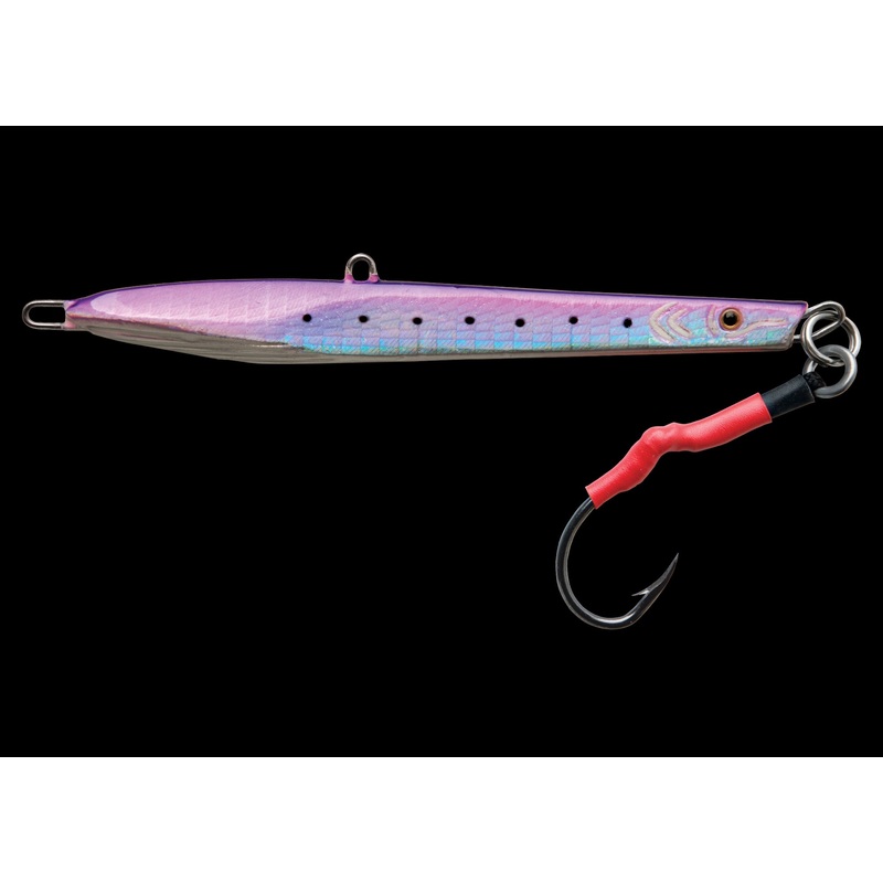 Asj100Prpl Abyss Speed Jig 6 12 3 12 Oz 70 Assist Hook Purple Sinking