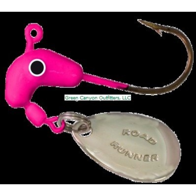 Blakemore Road Runner Panfish Jigs 4-Pack Pink 1/8 Oz – Frsh Wtr Panfish Bait