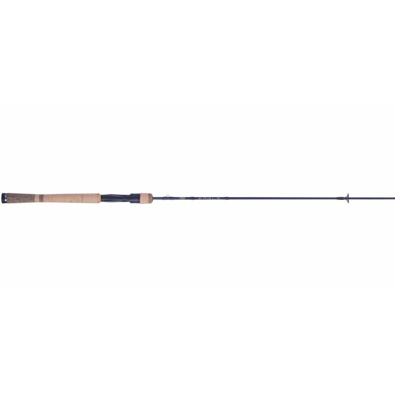 Fenwick Eagle Spin Ultra-Light 2 Piece Salmon/Steelhead 1-6lb 24 Ton Graphite Prem Cork Tach Grip SS Guide with Alum Oxite Insrts 7’6 EAG76UL-MS-2