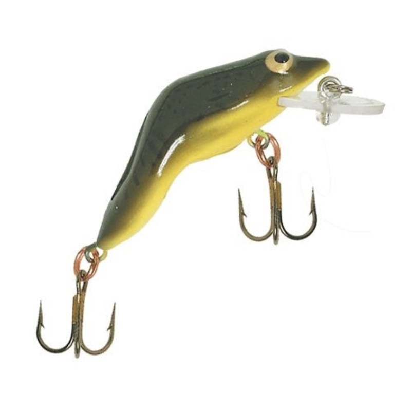 Rebel Teeny Wee Frog 1/8 Oz Fishing Lure – Green Bullfrog