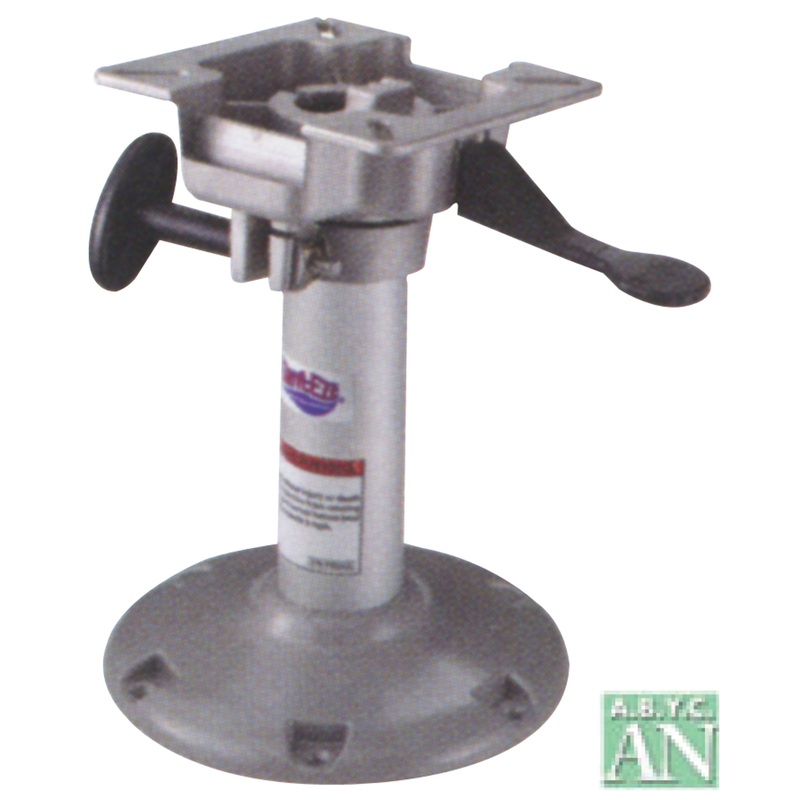 ATTWOOD LakeSport 2-3/8 in. Fixed Height Bell Pedestal with Seat Mount – 16 in. Non-Locking