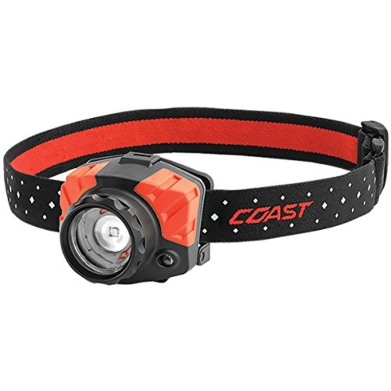 Coast FL85 Dual Color Pure Beam Focusing Headlamp 615 Lumens 600′ Beam 3x AAA