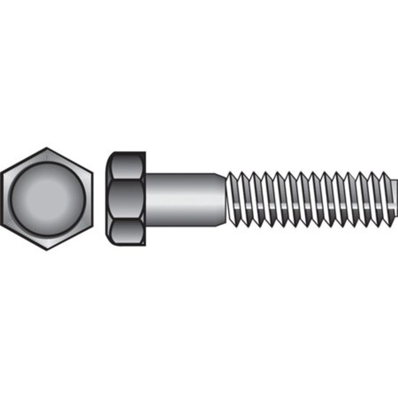 Hillman 3/8-16 in. D X 1-1/2 in. L Stainless Steel Hex Head Cap Screw 50 Pk