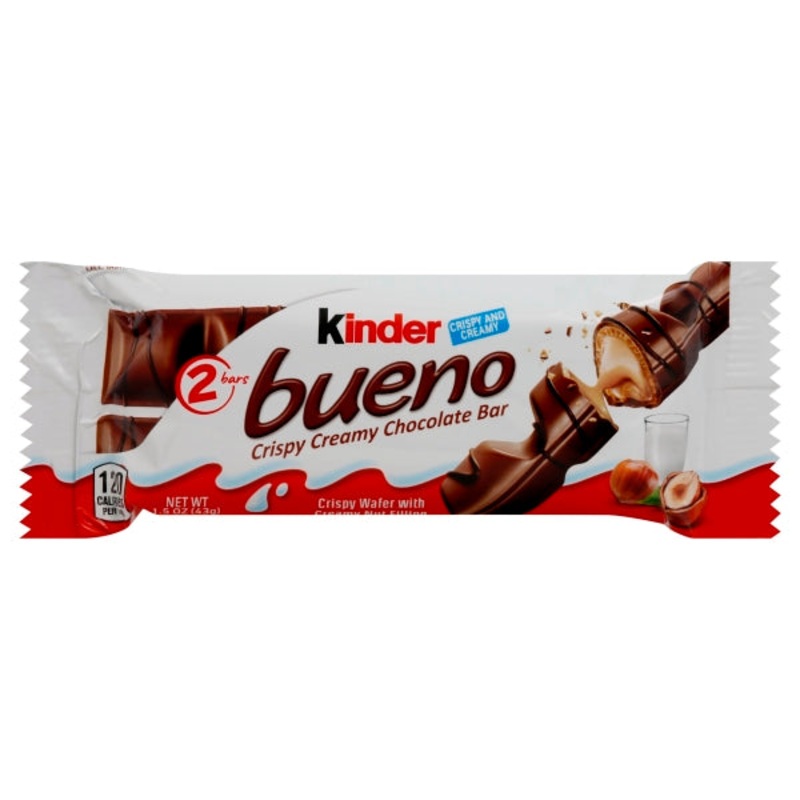 Kinder Bueno Hazelnut Chocolate Candy – 1.5oz