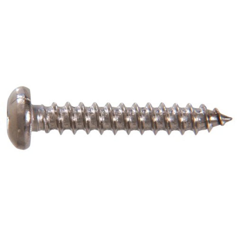 The Hillman Group 70912 10 X 3/4-Inch Stainless Steel Pan Head Square Drive Sheet Metal Screw 100-Pack